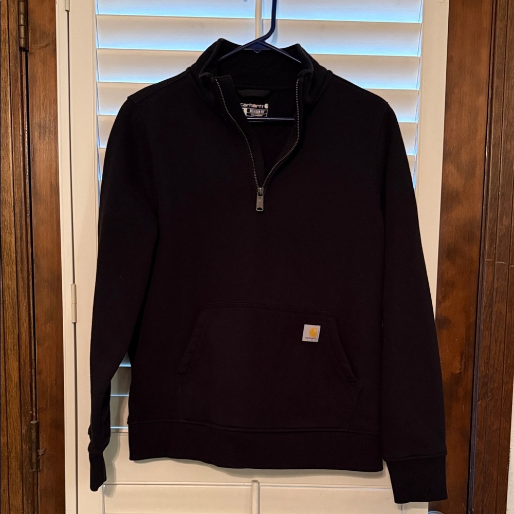 Carhartt women’s Black Zip-Up Sweater